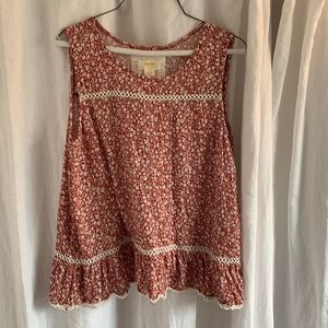 Maeve shirt from Anthropologie. Never worn